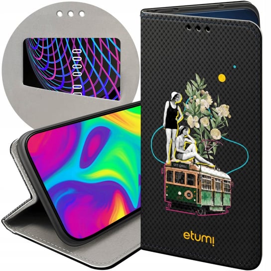 ETUI Z KLAPKĄ DO SAMSUNG A13 5G / A04S WZORY MIX PRZESZŁOŚĆ ORYGINALNE CASE Samsung Electronics