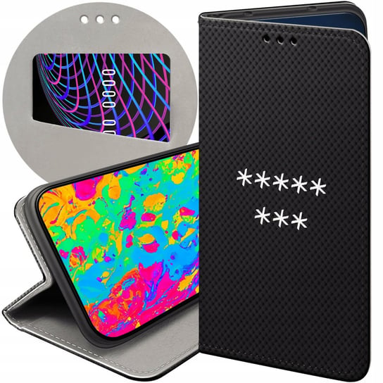 ETUI Z KLAPKĄ DO SAMSUNG A13 5G / A04S WZORY Z NAPISAMI NAPISY TEKSTY CASE Samsung Electronics