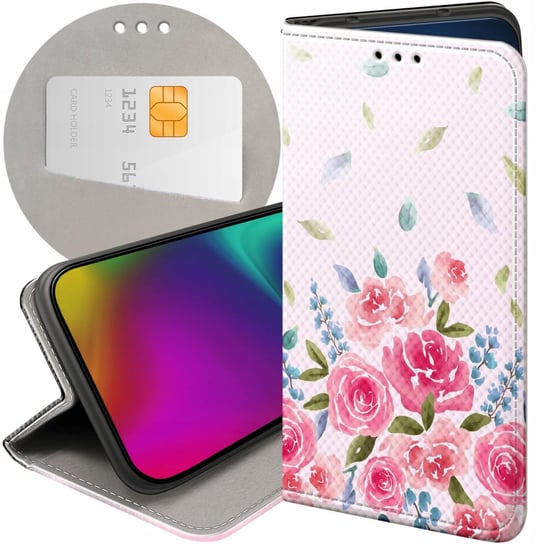 ETUI Z KLAPKĄ DO SAMSUNG A51 WZORY ŁADNE PIĘKNE BEAUTY FUTERAŁ POKROWIEC Samsung Electronics