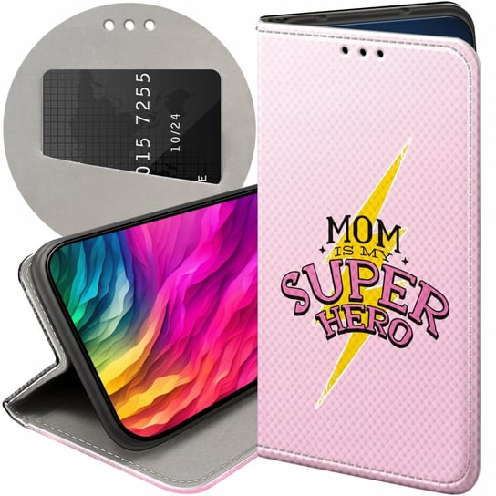 Etui Z Klapką Do Samsung Galaxy A03 Wzory Dzień Mamy Matki Mama Futerał Samsung