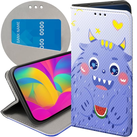 ETUI Z KLAPKĄ DO SAMSUNG GALAXY A05 WZORY POTWORY POTWÓR MONSTER FUTERAŁ Samsung Electronics