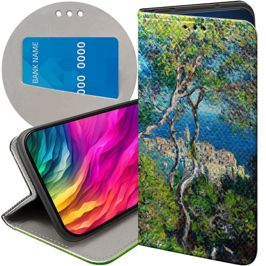 ETUI Z KLAPKĄ DO SAMSUNG GALAXY A05S WZORY CLAUDE MONET FUTERAŁ POKROWIEC Samsung Electronics