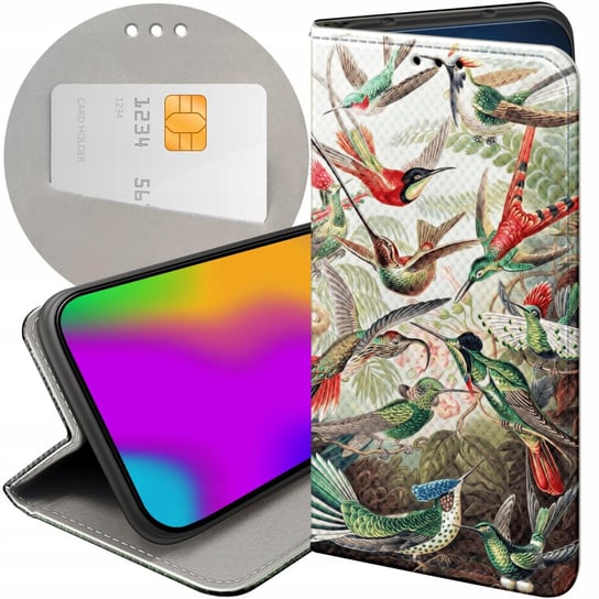 ETUI Z KLAPKĄ DO SAMSUNG GALAXY A05S WZORY ERNST HAECKEL PRZYRODA BOTANIKA Samsung