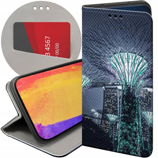 ETUI Z KLAPKĄ DO SAMSUNG GALAXY A05S WZORY MIASTA ARCHITEKTURA URBAN CASE Samsung