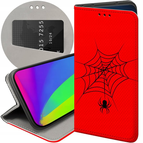 ETUI Z KLAPKĄ DO SAMSUNG GALAXY A05S WZORY PAJĄK SPIDER PAJĘCZYNA FUTERAŁ Samsung Electronics