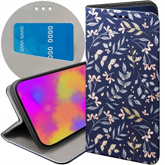 ETUI Z KLAPKĄ DO SAMSUNG GALAXY A10 WZORY FLORAL BOTANIKA BUKIETY FUTERAŁ Samsung Electronics