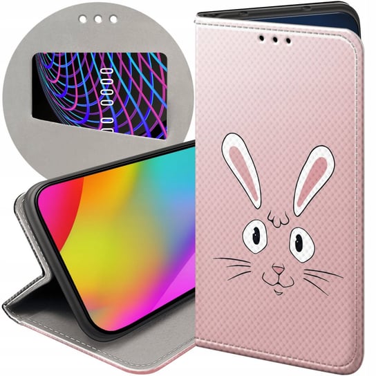 Etui Z Klapką Do Samsung Galaxy A10 Wzory Królik Zając Bunny Futerał Case Samsung