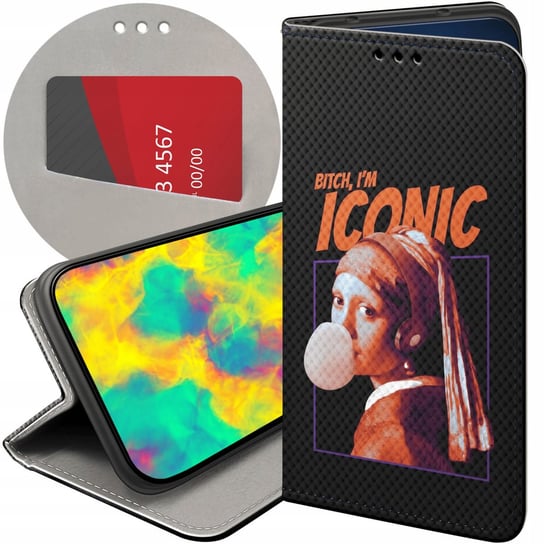 ETUI Z KLAPKĄ DO SAMSUNG GALAXY A10 WZORY LEONARDO DA VINCI SZTUKA MODERN Samsung Electronics