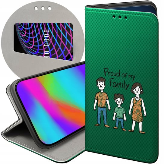 Etui Z Klapką Do Samsung Galaxy A10 Wzory Rodzina Familia Dom Futerał Case Samsung Electronics