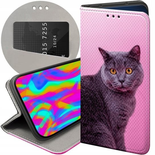 Etui Z Klapką Do Samsung Galaxy A12 Wzory Koty Kotki Kociaki Futerał Case Samsung