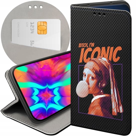 ETUI Z KLAPKĄ DO SAMSUNG GALAXY A12 WZORY LEONARDO DA VINCI SZTUKA MODERN Samsung Electronics