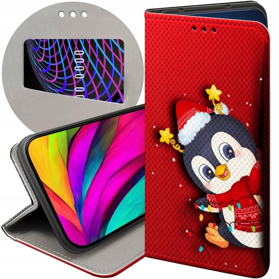 Etui Z Klapką Do Samsung Galaxy A14 5G Wzory Święta Christmas Mikołaj Case Samsung