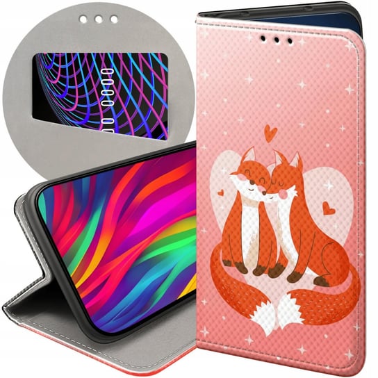 ETUI Z KLAPKĄ DO SAMSUNG GALAXY A15 WZORY LOVE MIŁOŚĆ ZAKOCHANIE FUTERAŁ Samsung Electronics