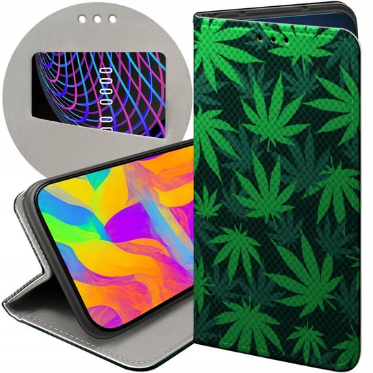 ETUI Z KLAPKĄ DO SAMSUNG GALAXY A20E WZORY DLA PALACZY SMOKER WEED JOINT Samsung Electronics