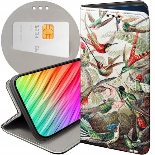 ETUI Z KLAPKĄ DO SAMSUNG GALAXY A20E WZORY ERNST HAECKEL PRZYRODA BOTANIKA Samsung Electronics