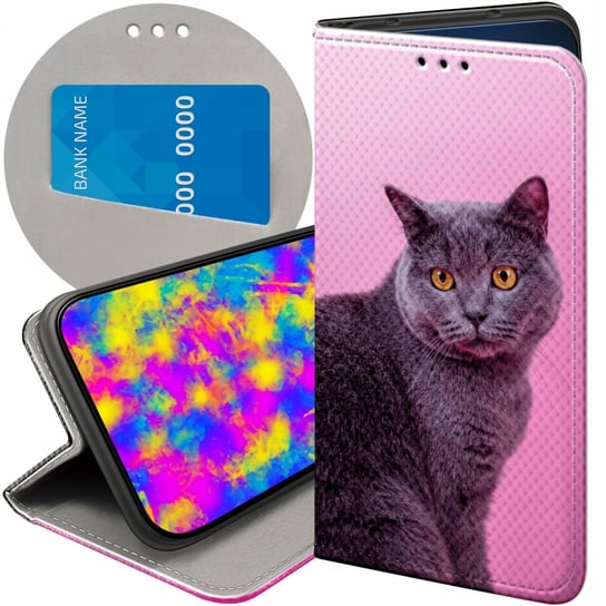 Etui Z Klapką Do Samsung Galaxy A20E Wzory Koty Kotki Kociaki Futerał Case Samsung