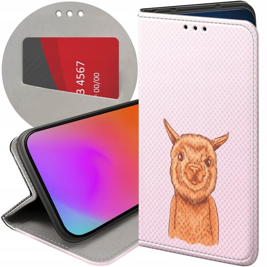 Etui Z Klapką Do Samsung Galaxy A20E Wzory Lama Alpaka Andy Futerał Case Samsung Electronics