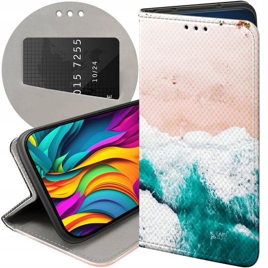 ETUI Z KLAPKĄ DO SAMSUNG GALAXY A21S WZORY NATURA PRZYRODA KRAJOBRAZY CASE Samsung Electronics