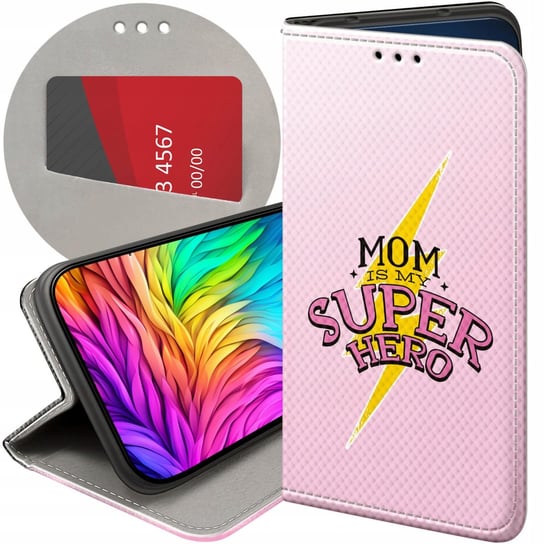 Etui Z Klapką Do Samsung Galaxy A22 5G Wzory Dzień Mamy Matki Mama Futerał Samsung