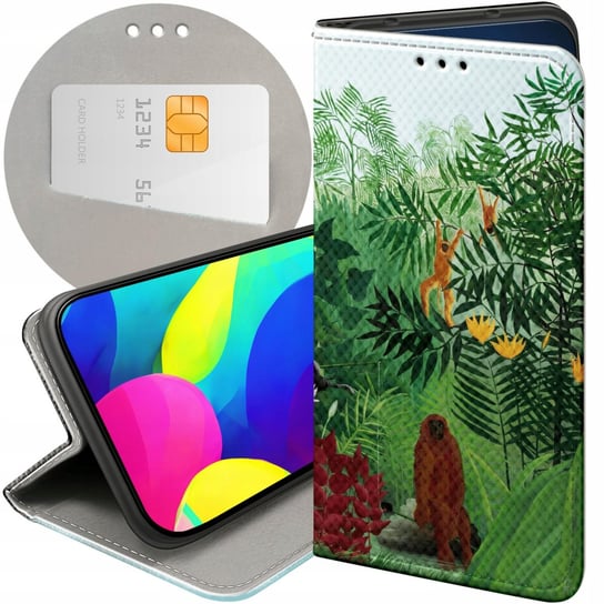 Etui Z Klapką Do Samsung Galaxy A22 5G Wzory Henri Rousseau Pejzaż Malarz Samsung Electronics