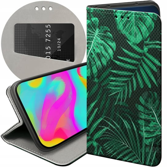 ETUI Z KLAPKĄ DO SAMSUNG GALAXY A23 5G WZORY LIŚCIE LIŚCIASTE NATURA CASE Samsung Electronics