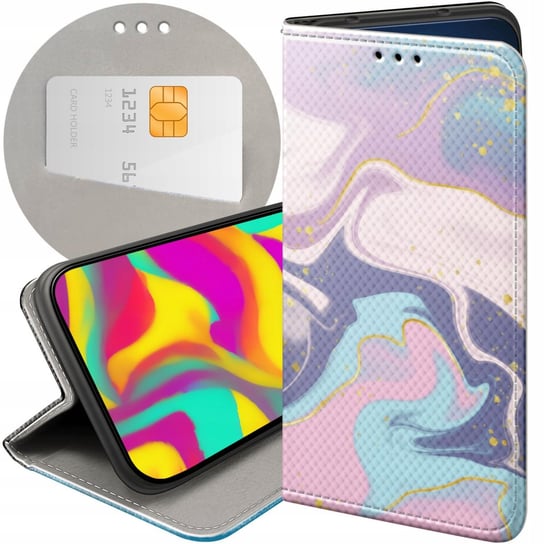 ETUI Z KLAPKĄ DO SAMSUNG GALAXY A23 5G WZORY PASTELE ILUSTRACJA KOLORY CASE Samsung Electronics