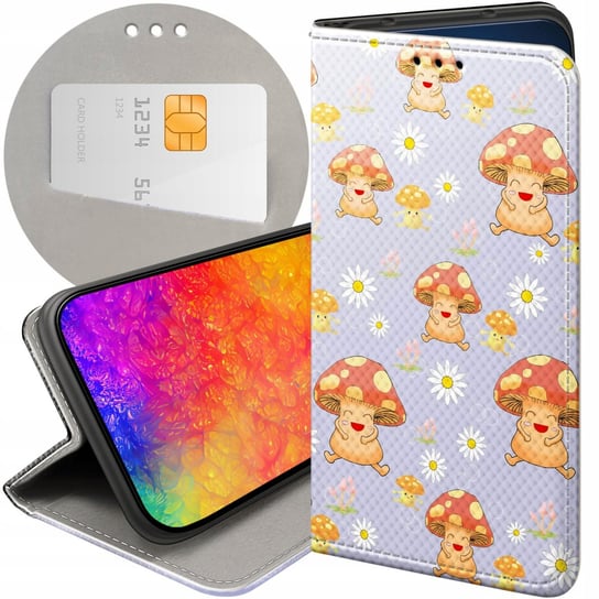 ETUI Z KLAPKĄ DO SAMSUNG GALAXY A24 4G / A25 5G WZORY GRZYBY GRZYBKI CASE Samsung Electronics