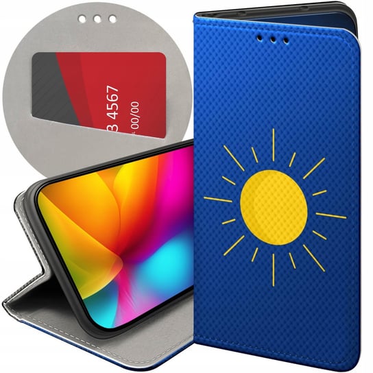 ETUI Z KLAPKĄ DO SAMSUNG GALAXY A24 4G / A25 5G WZORY SŁOŃCE PLANETY SUN Samsung Electronics