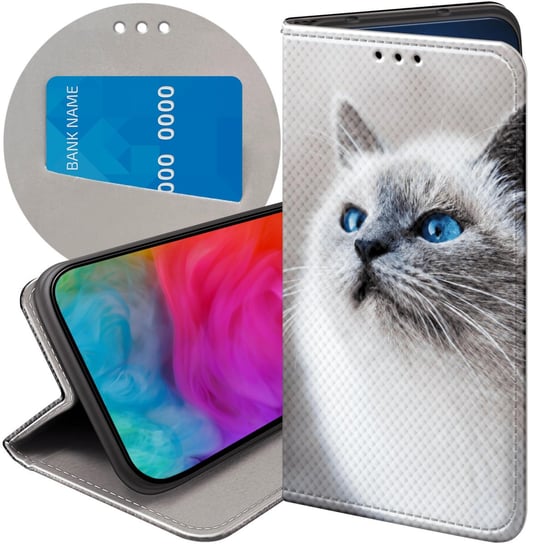 ETUI Z KLAPKĄ DO SAMSUNG GALAXY A3 2017 WZORY ANIMALS ZDJĘCIA ZWIERZĘTA Samsung Electronics