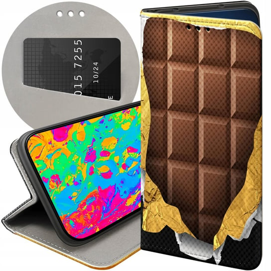 Etui Z Klapką Do Samsung Galaxy A32 4G Wzory Czekolada Choco Słodycze Case Samsung Electronics