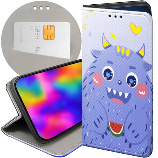 ETUI Z KLAPKĄ DO SAMSUNG GALAXY A32 4G WZORY POTWORY POTWÓR MONSTER FUTERAŁ Samsung Electronics