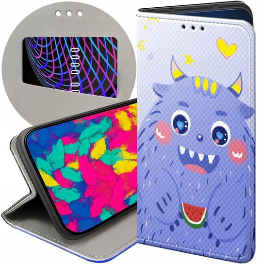 ETUI Z KLAPKĄ DO SAMSUNG GALAXY A32 5G WZORY POTWORY POTWÓR MONSTER FUTERAŁ Samsung Electronics