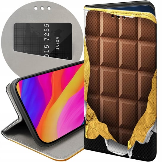 Etui Z Klapką Do Samsung Galaxy A33 5G Wzory Czekolada Choco Słodycze Case Samsung Electronics