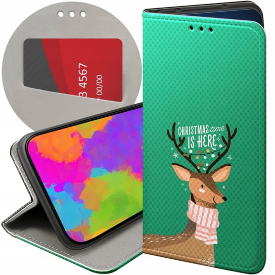 Etui Z Klapką Do Samsung Galaxy A33 5G Wzory Świąteczne Christmass Święta Samsung Electronics