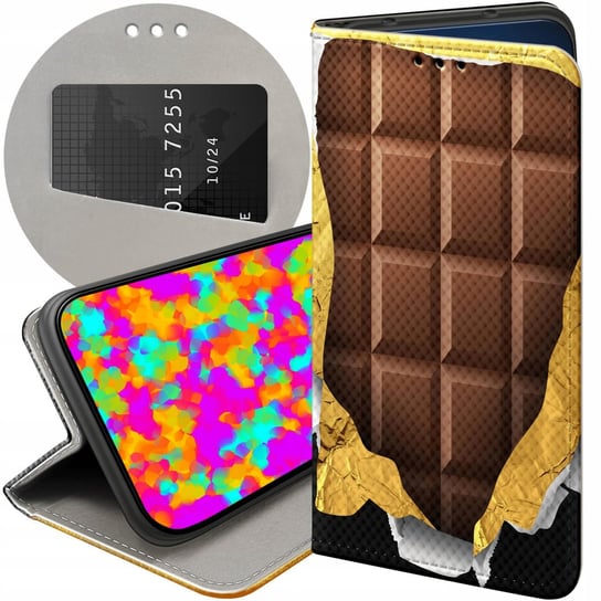 Etui Z Klapką Do Samsung Galaxy A34 5G Wzory Czekolada Choco Słodycze Case Samsung