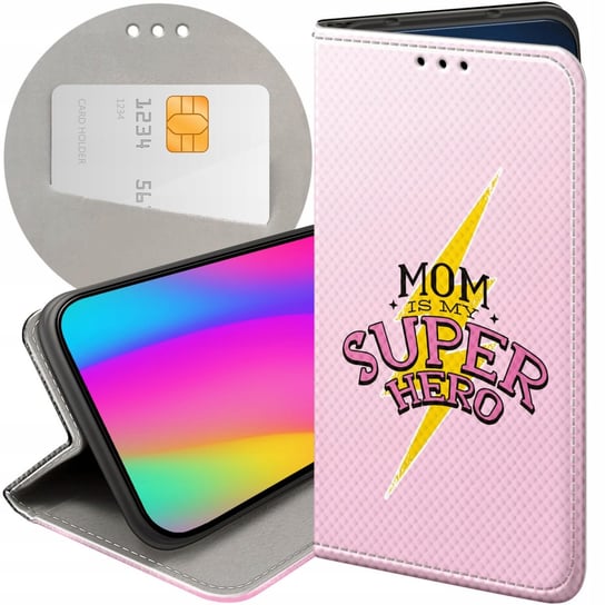 Etui Z Klapką Do Samsung Galaxy A40 Wzory Dzień Mamy Matki Mama Futerał Samsung
