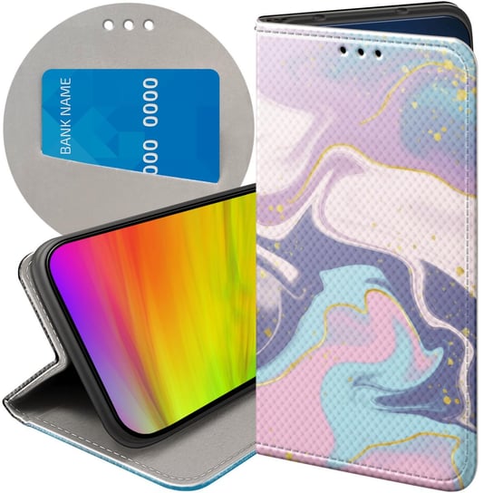 ETUI Z KLAPKĄ DO SAMSUNG GALAXY A40 WZORY PASTELE ILUSTRACJA KOLORY FUTERAŁ Samsung Electronics