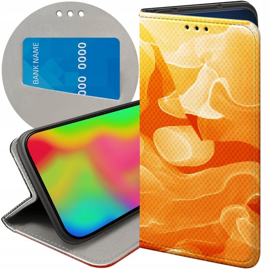 ETUI Z KLAPKĄ DO SAMSUNG GALAXY A40 WZORY POMARAŃCZOWE POMARAŃCZE ORANGE Samsung Electronics