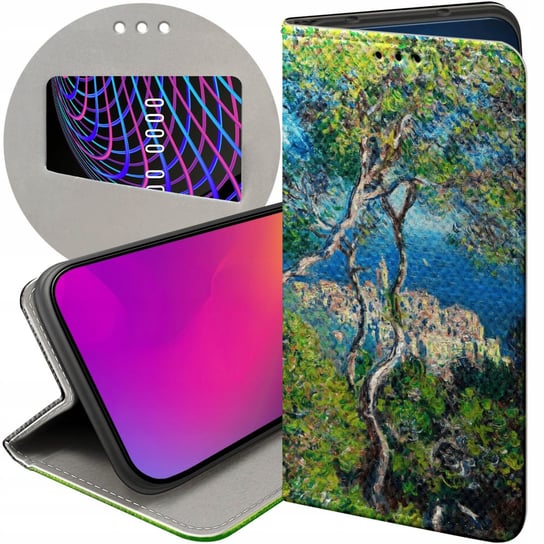 ETUI Z KLAPKĄ DO SAMSUNG GALAXY A41 WZORY CLAUDE MONET FUTERAŁ POKROWIEC Samsung Electronics