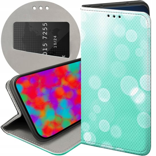 ETUI Z KLAPKĄ DO SAMSUNG GALAXY A41 WZORY MIĘTOWE MIĘTA MINT FUTERAŁ CASE Samsung Electronics