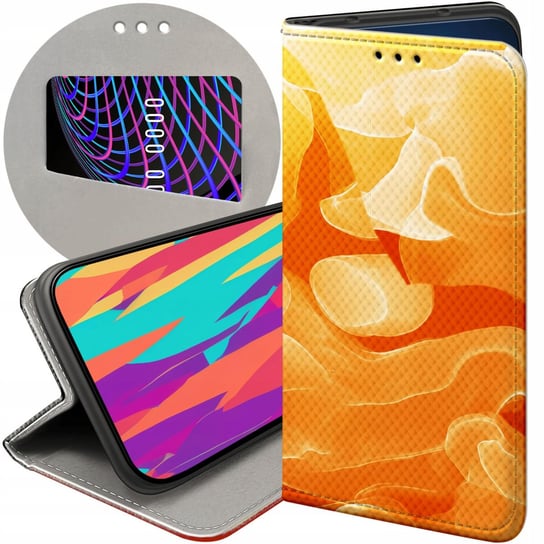 ETUI Z KLAPKĄ DO SAMSUNG GALAXY A41 WZORY POMARAŃCZOWE POMARAŃCZE ORANGE Samsung Electronics