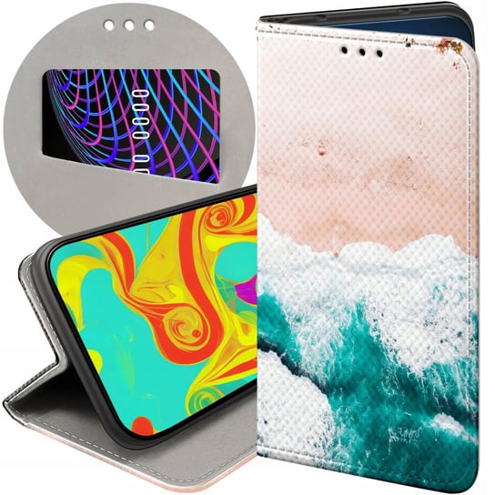 ETUI Z KLAPKĄ DO SAMSUNG GALAXY A42 5G WZORY NATURA PRZYRODA KRAJOBRAZY Samsung Electronics