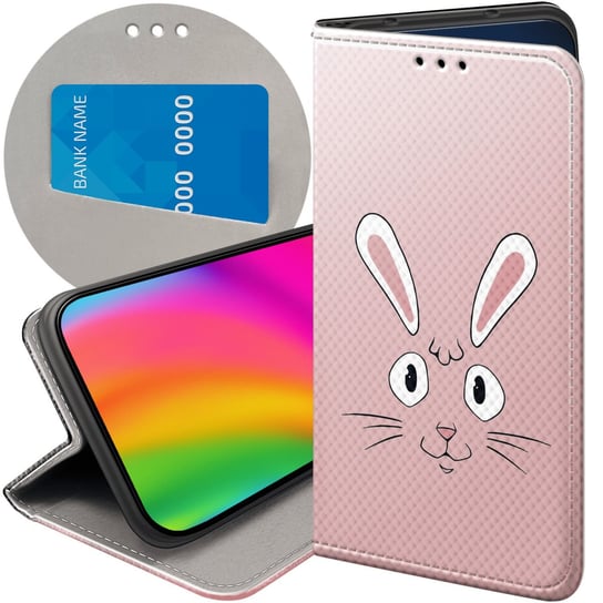Etui Z Klapką Do Samsung Galaxy A5 2017 Wzory Królik Zając Bunny Futerał Samsung