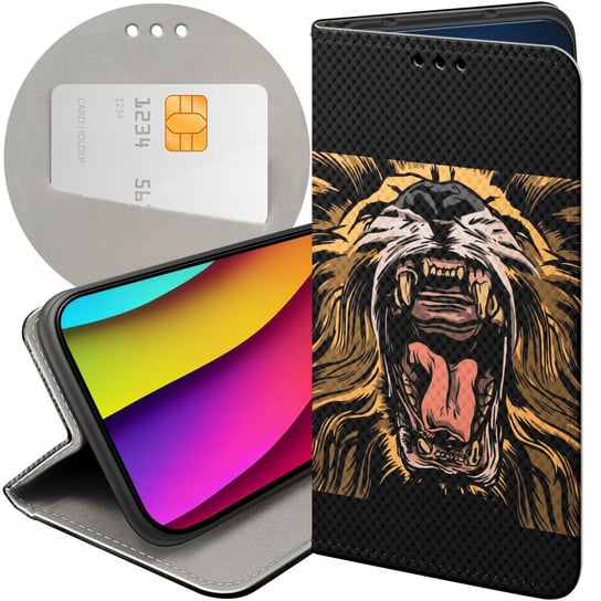 Etui Z Klapką Do Samsung Galaxy A5 2017 Wzory Lew Lwy Lwica Futerał Case Samsung Electronics