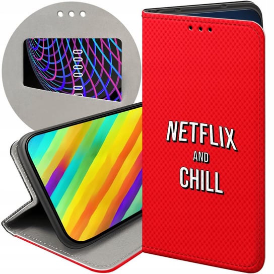 ETUI Z KLAPKĄ DO SAMSUNG GALAXY A5 2017 WZORY NETFLIX SERIALE FILMY KINO Samsung Electronics