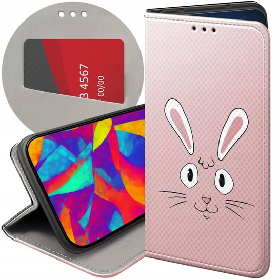 Etui Z Klapką Do Samsung Galaxy A50 / A30S / A50S Wzory Królik Zając Bunny Samsung