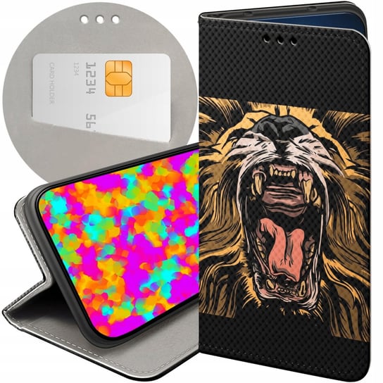 Etui Z Klapką Do Samsung Galaxy A50 / A30S / A50S Wzory Lew Lwy Lwica Case Samsung Electronics