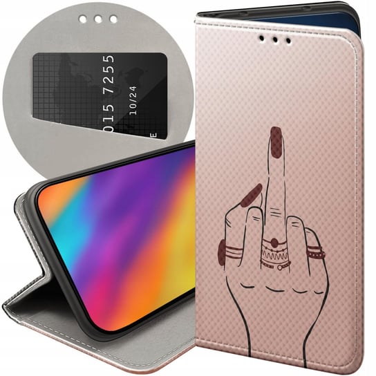 Etui Z Klapką Do Samsung Galaxy A54 5G Wzory Fuck You Fuck Off Futerał Case Samsung Electronics