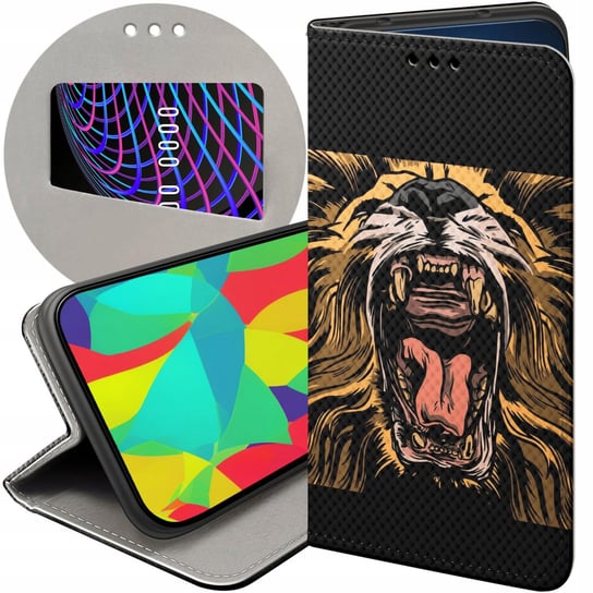 Etui Z Klapką Do Samsung Galaxy A54 5G Wzory Lew Lwy Lwica Futerał Case Samsung Electronics