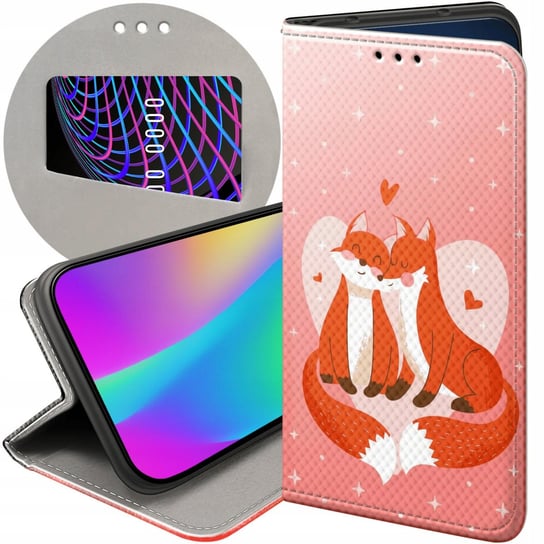 ETUI Z KLAPKĄ DO SAMSUNG GALAXY A6 2018 WZORY LOVE MIŁOŚĆ ZAKOCHANIE CASE Samsung Electronics